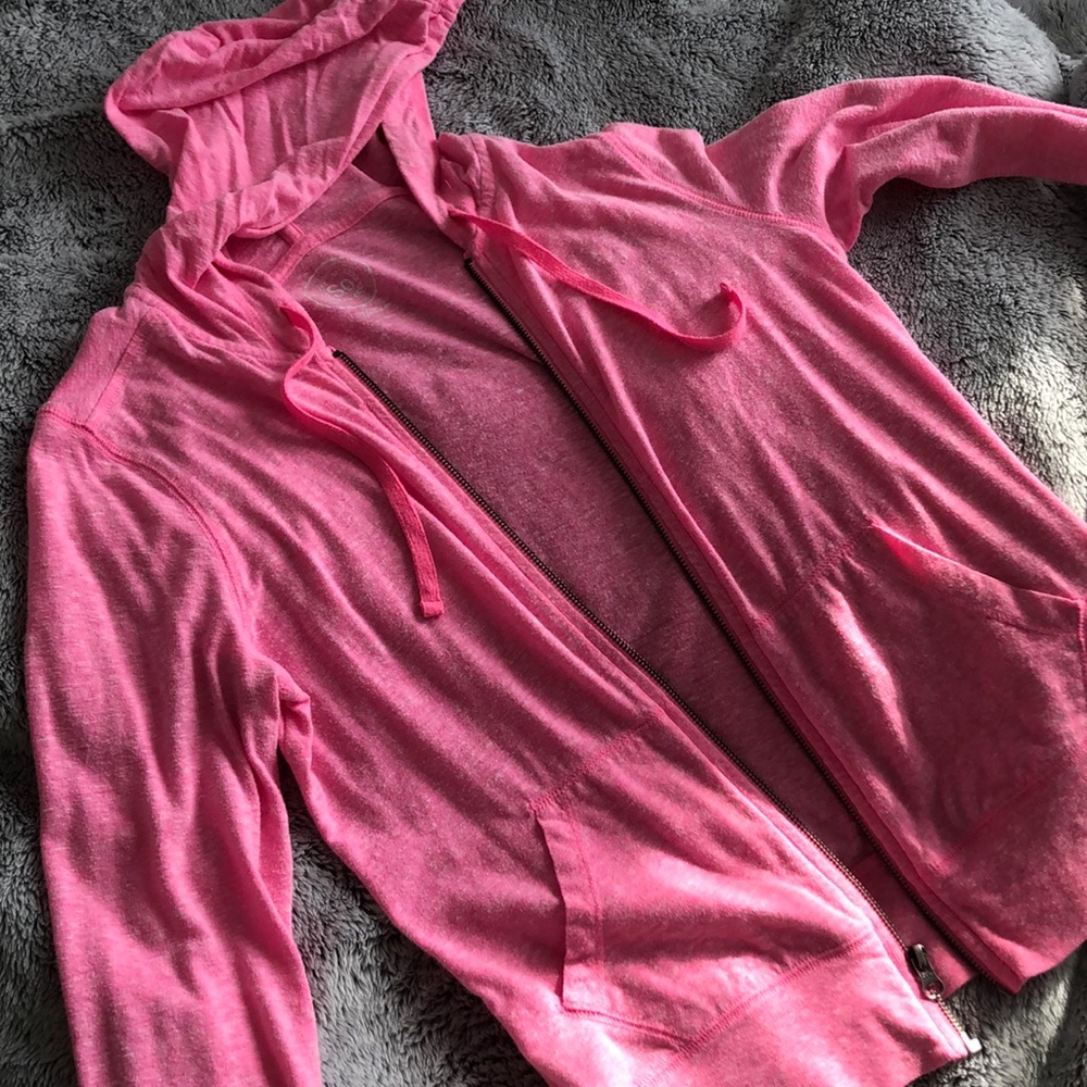 PINK ZIP UP JACKET